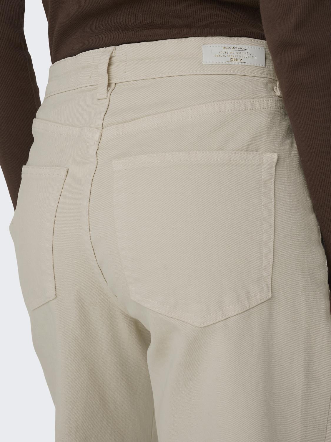 ONLJUICY Jeans met hoge taille en brede pasvorm en zakken aan de voorkant - 5
