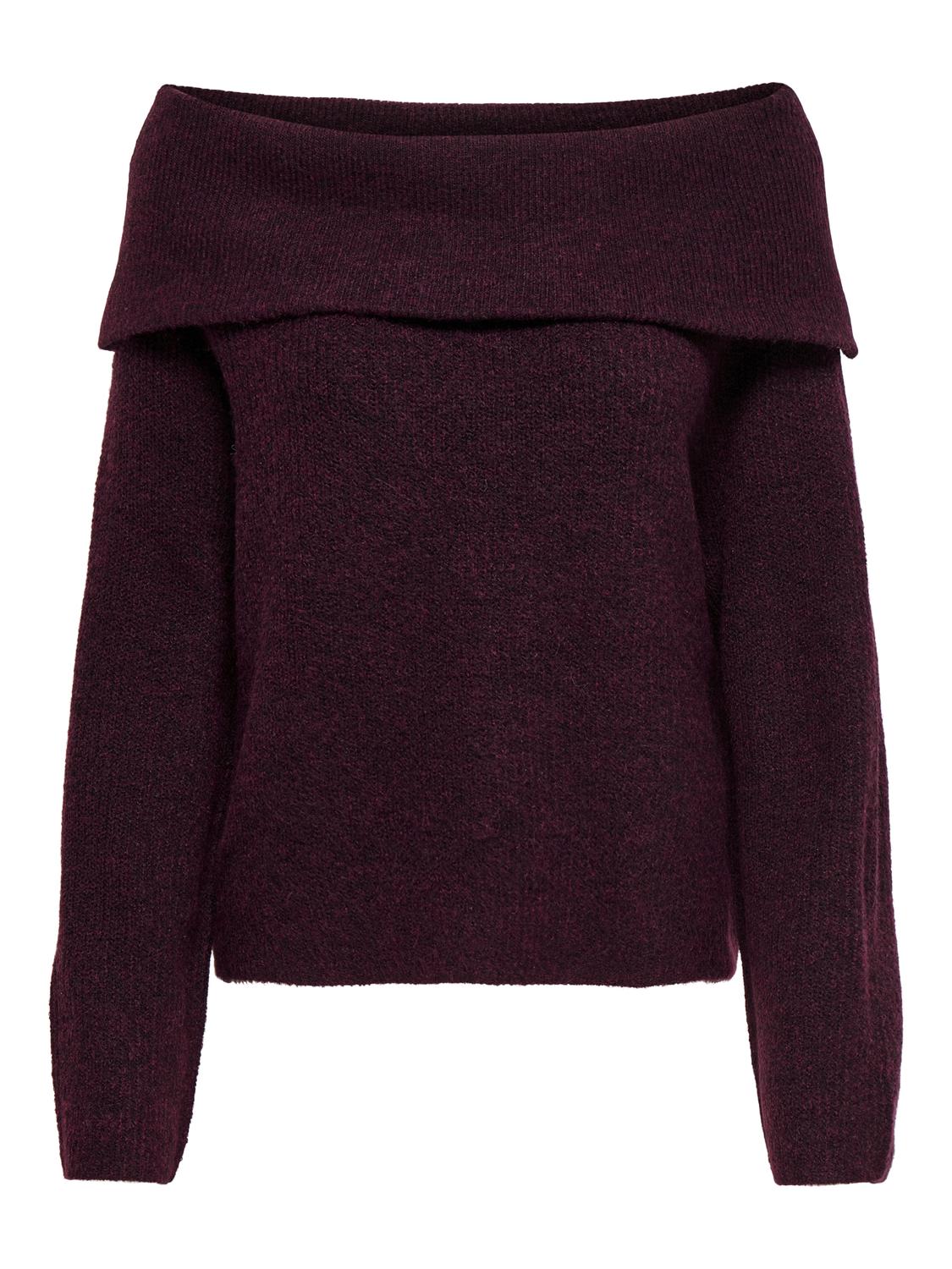 PGMARIYA Strickpullover mit langen Ärmeln und lockerer Passform