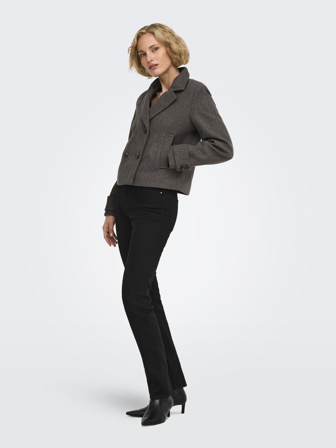 ONLFREJA Manteau inversé avec fermeture courte à boutons - 6