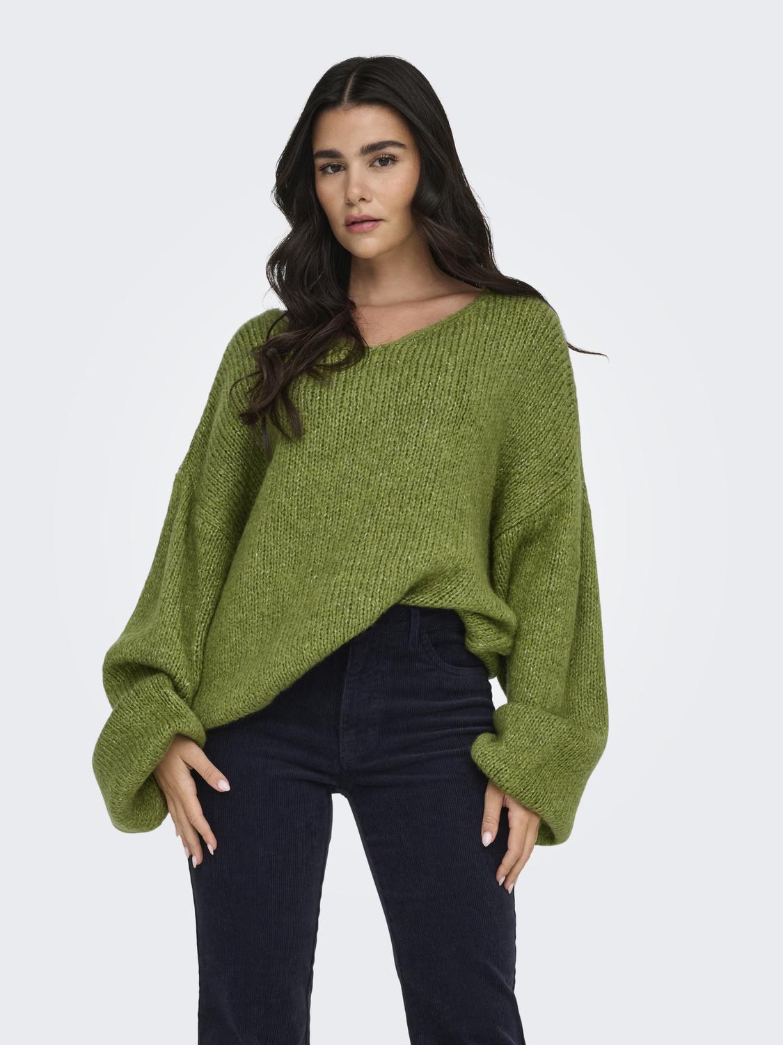 JDYDINEA L/S REVERSIBLE PULLOV. KNT NOOS