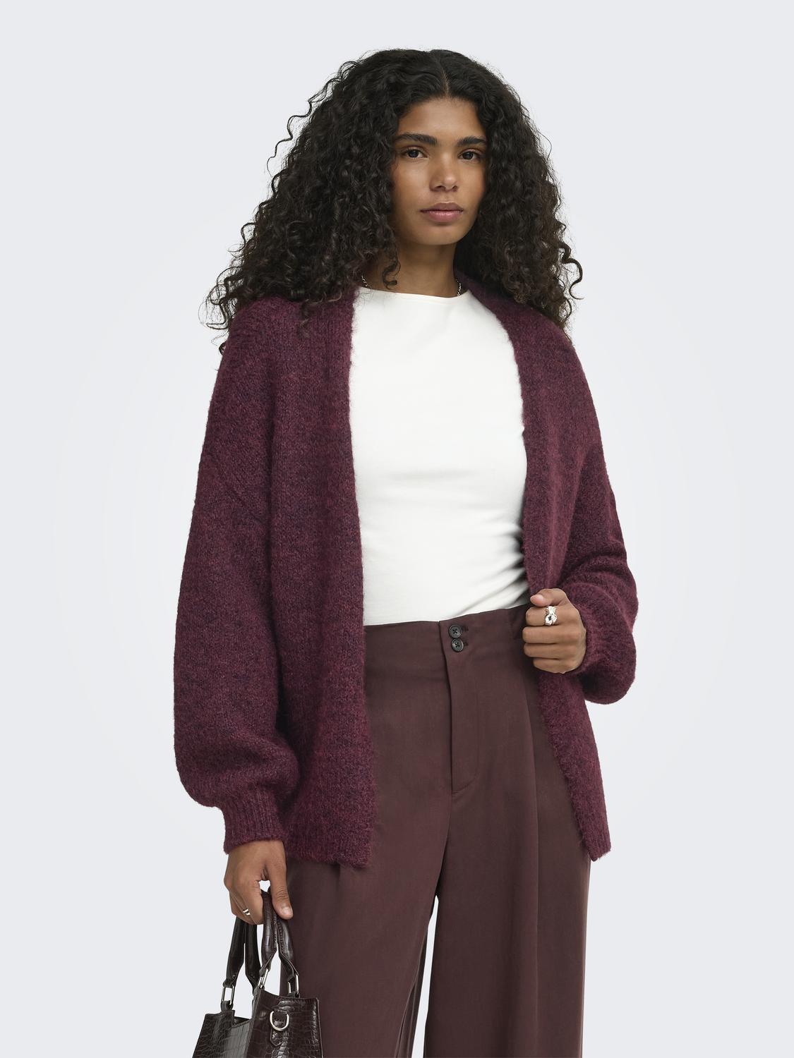 ONLNELLIE LS OPEN CARDIGAN KNT