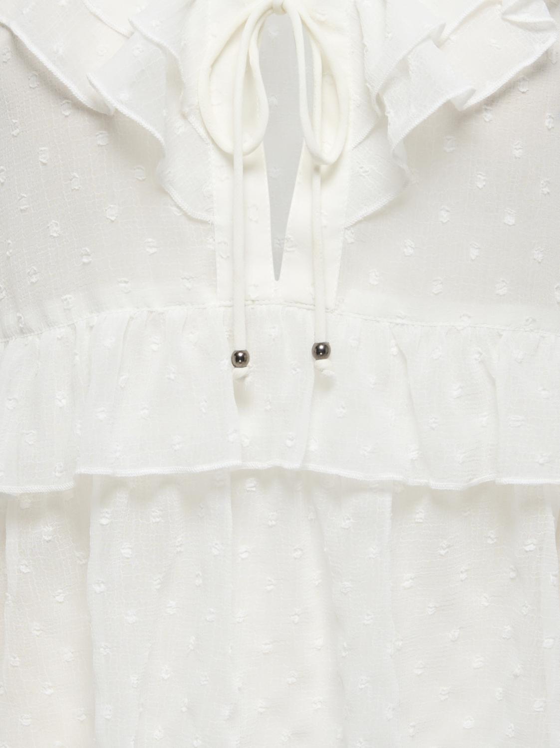 ONLYUNA L/S DOBBY TIE BLOUSE WVN - 2