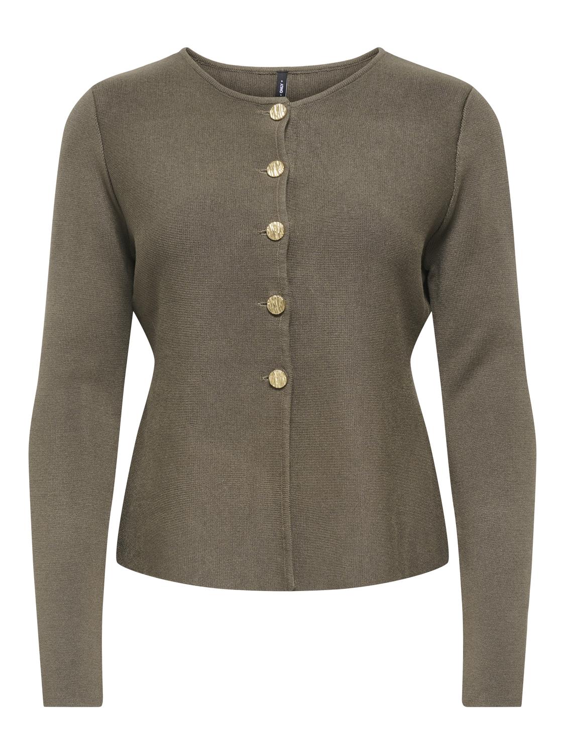 ONLMELLI LS ONECK BUTTON CARDI KNT NOOS - 3