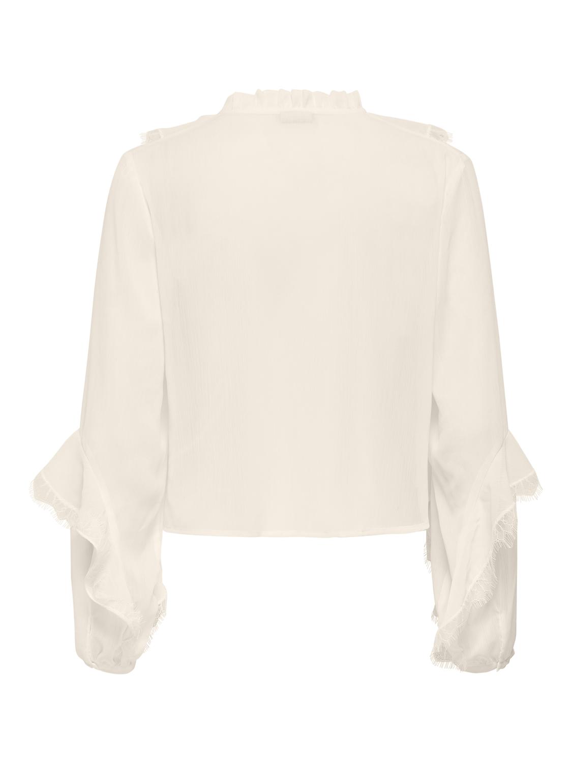 STURAKAS Regular Fit Top mit langen Ärmeln und Rüschen - 3