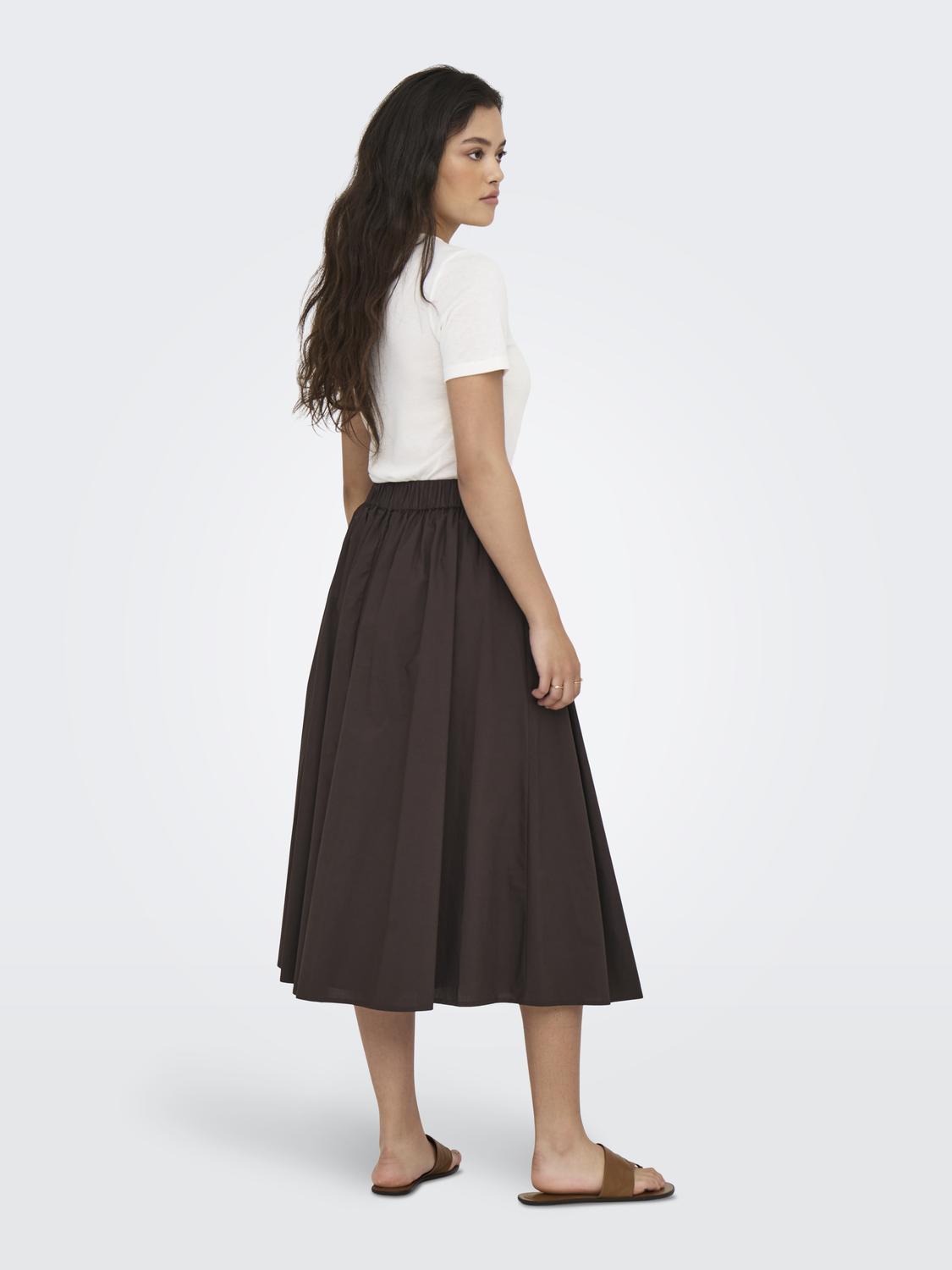 ONLMAILA LONG PLEAT SKIRT WVN - 2