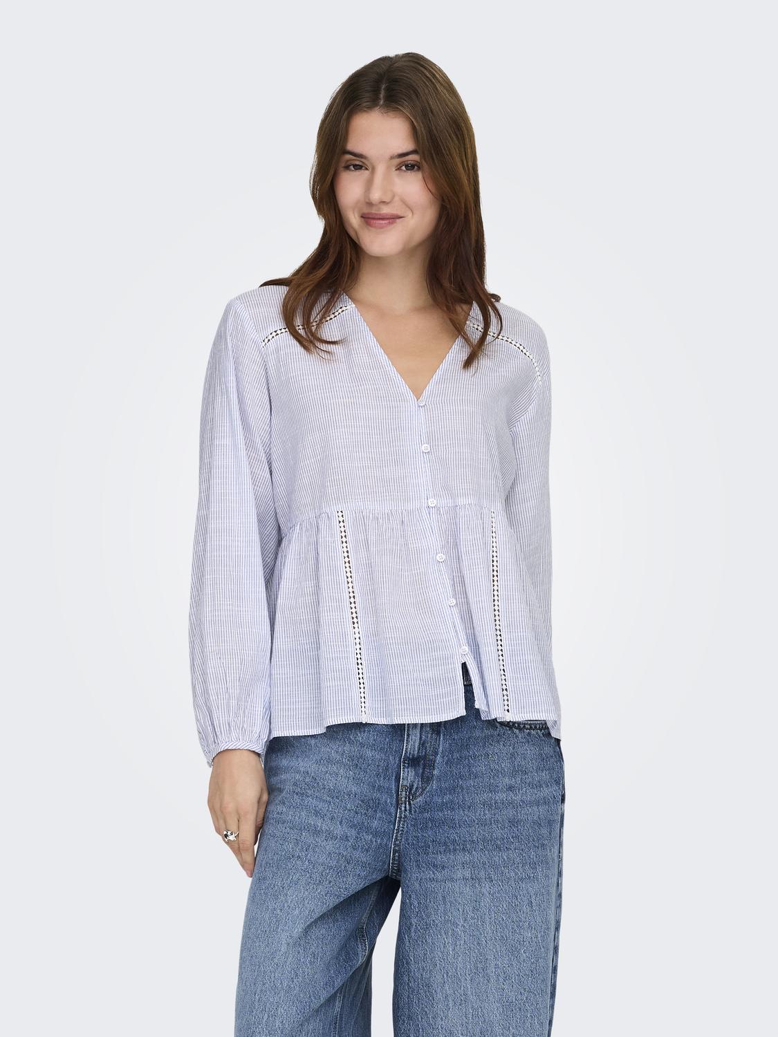 ONLNORA L/S V-NECK SHIRT NOOS WVN