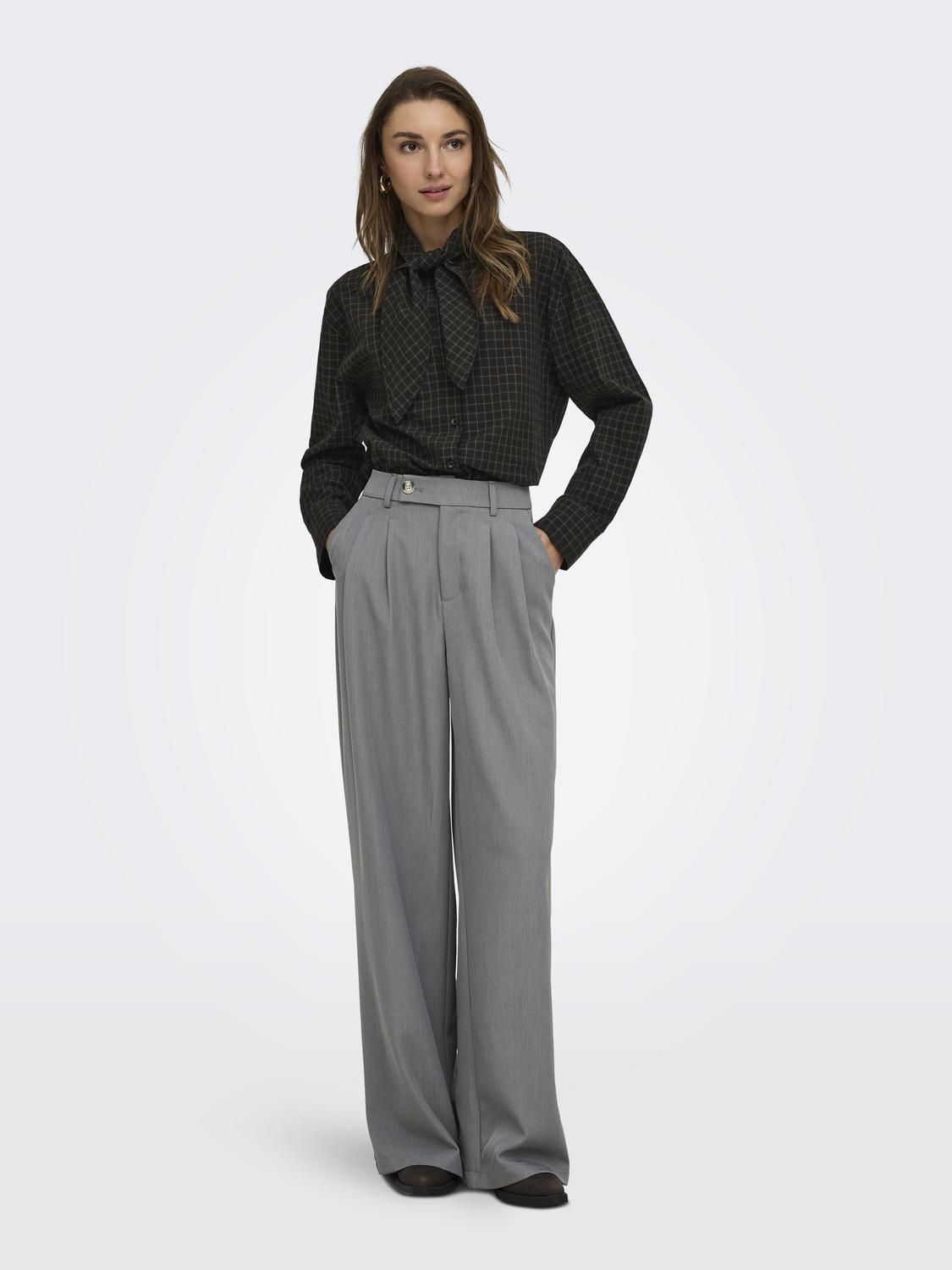 ONLMAYA CHECK BOW SHIRT WVN EX - 6