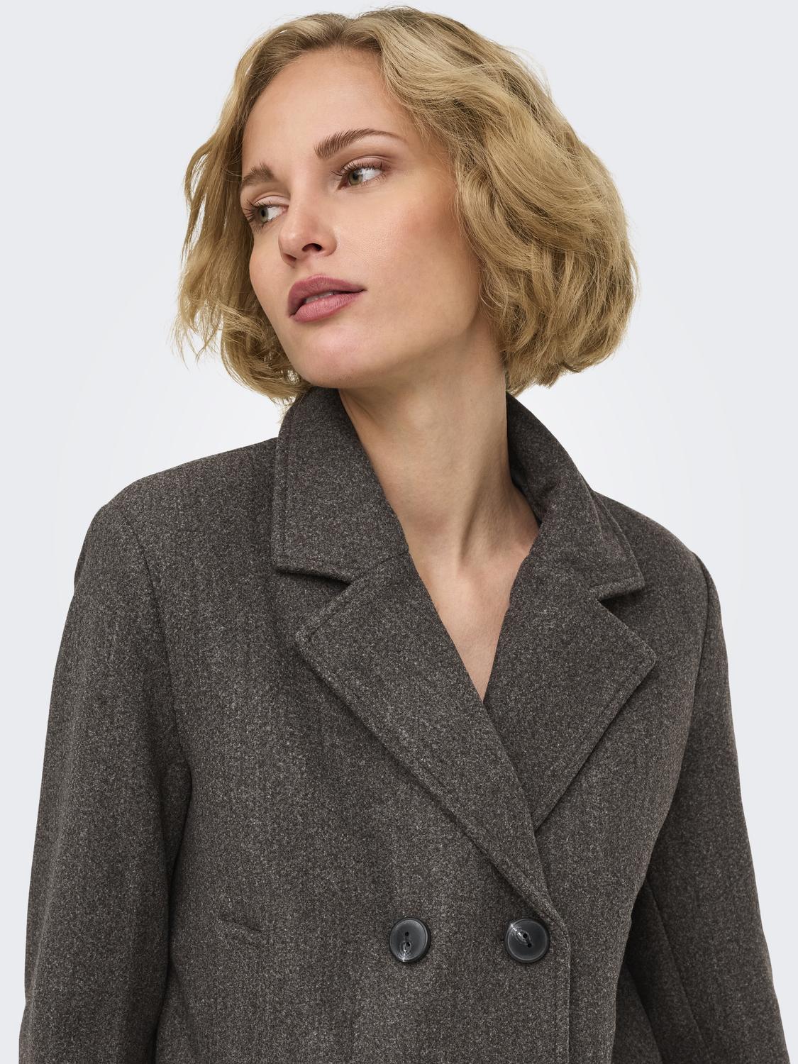ONLFREJA Manteau inversé avec fermeture courte à boutons - 4