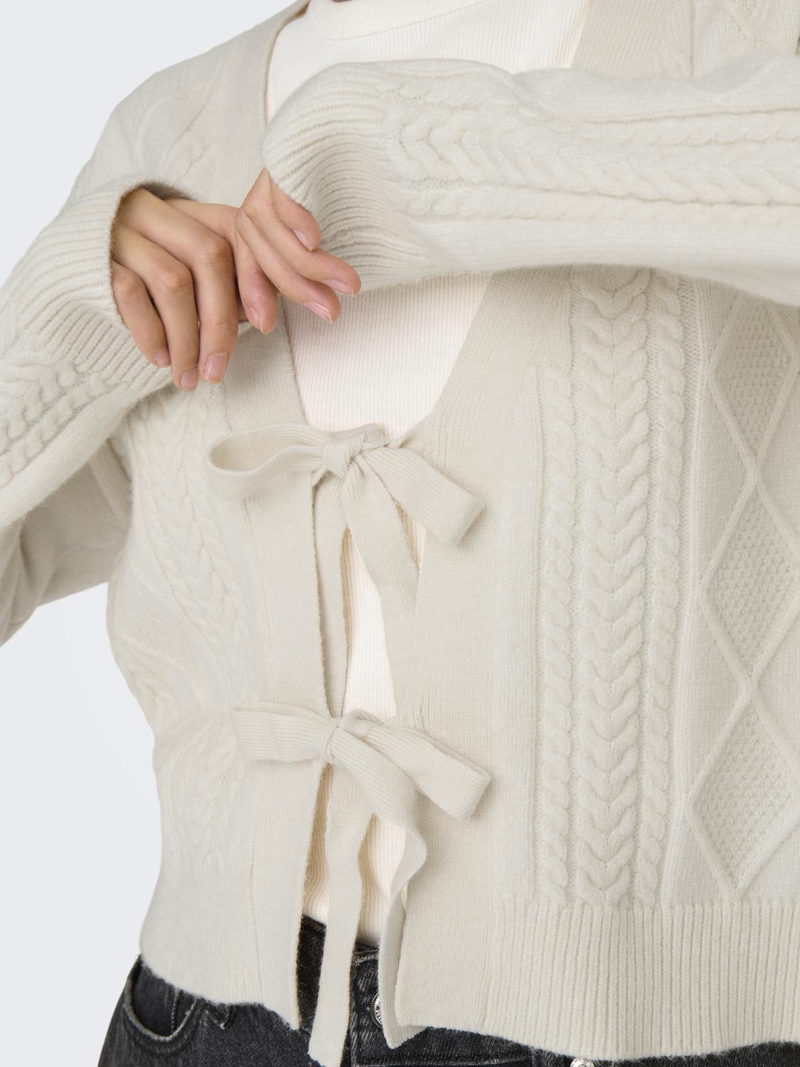 ONLFIA LS STRING CARDIGAN KNT NOOS - 4