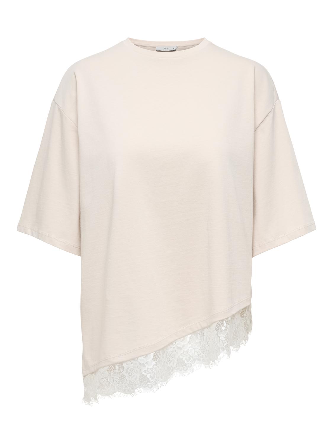 PGLUNA S/S LACE T-SHIRT JRS