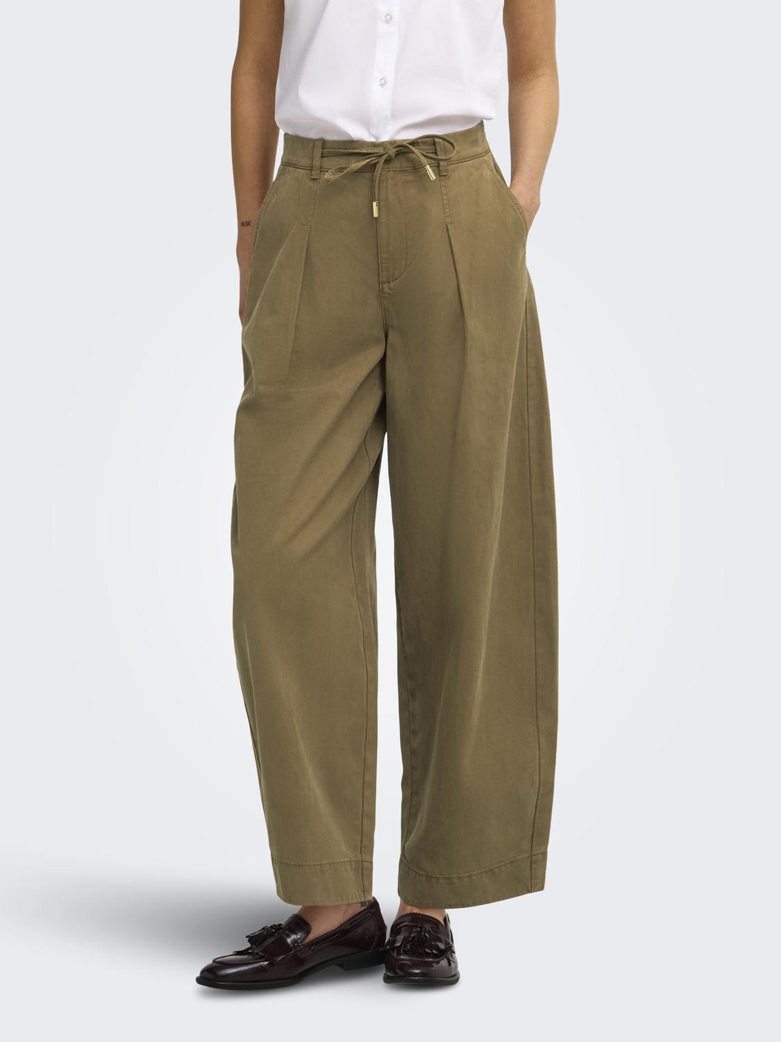 ONLKAITLIN MW STRING BARREL PANT PNT
