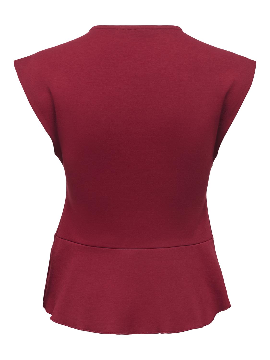 PGJULIETA S/L PEPLUM TOP JRS - 3