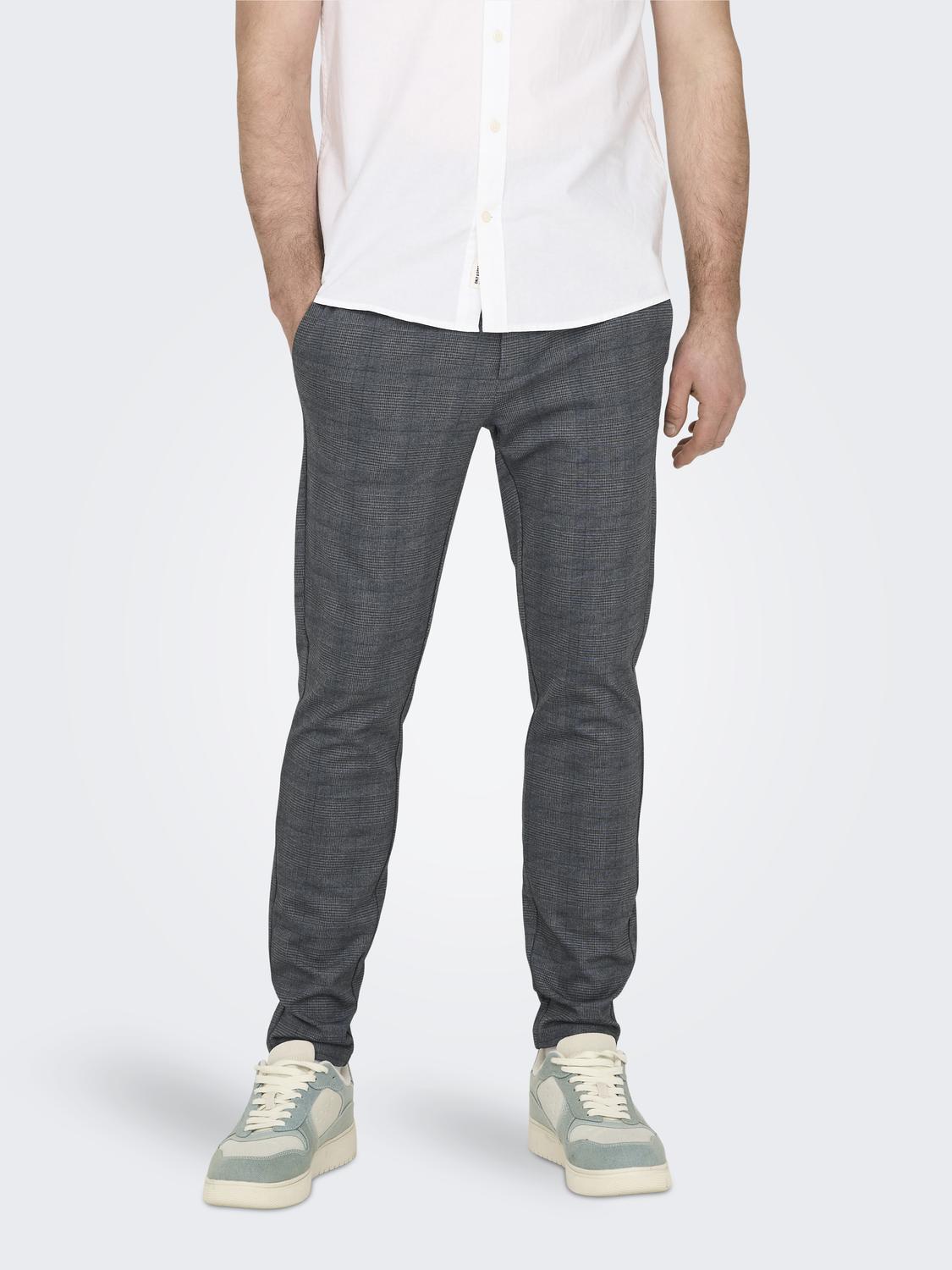 ONSMARK SLIM CHECK 020919 PANT NOOS