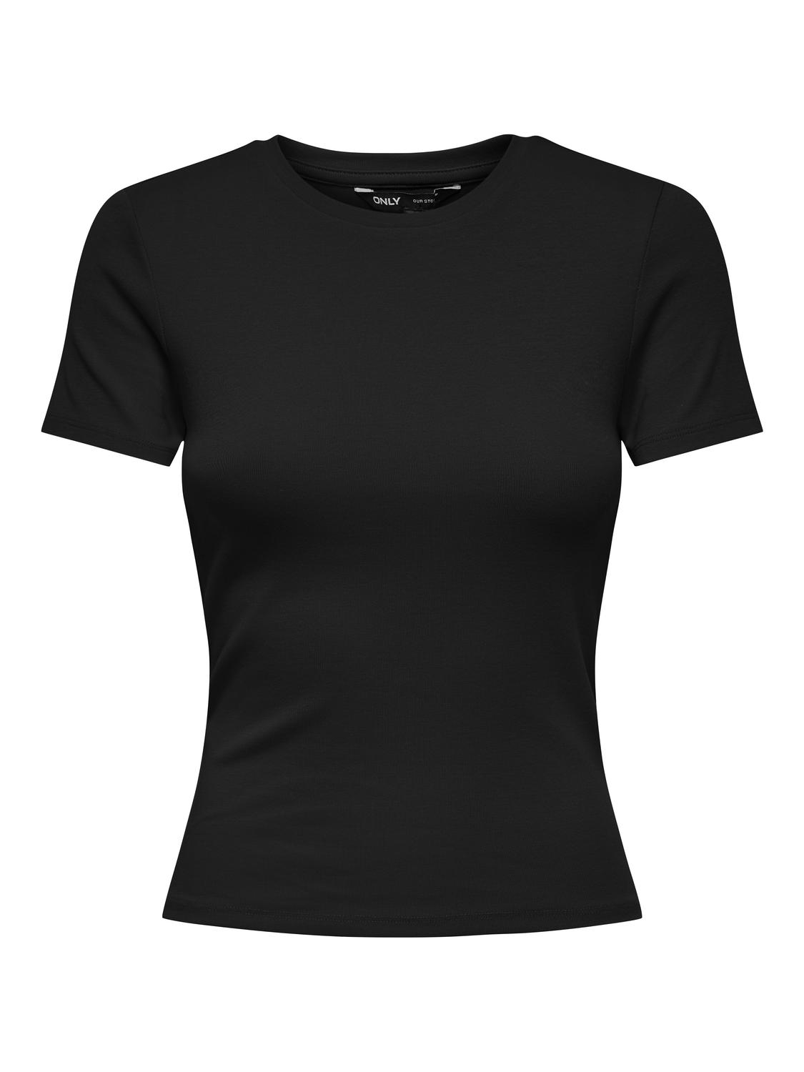 ONLRILEY Basic O-hals T-shirt met korte mouwen voor jonge dames - 3