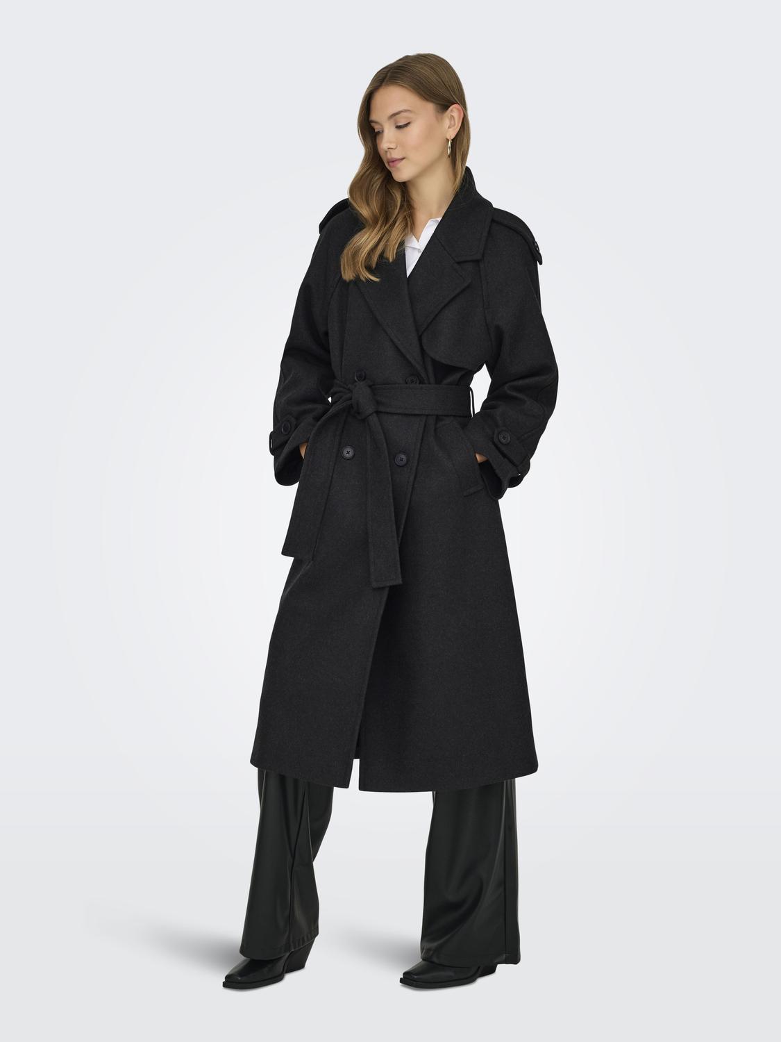 ONLDEAR-TRILLION LONG BELT COAT PNT NOOS - 6