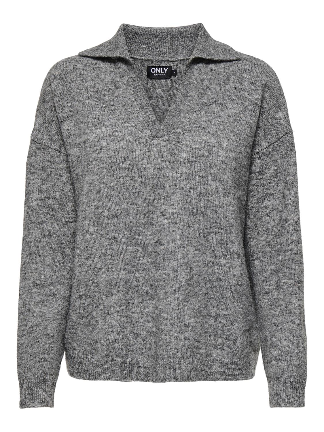 PGLUKA V-NECK L/S PULLOVER KNT