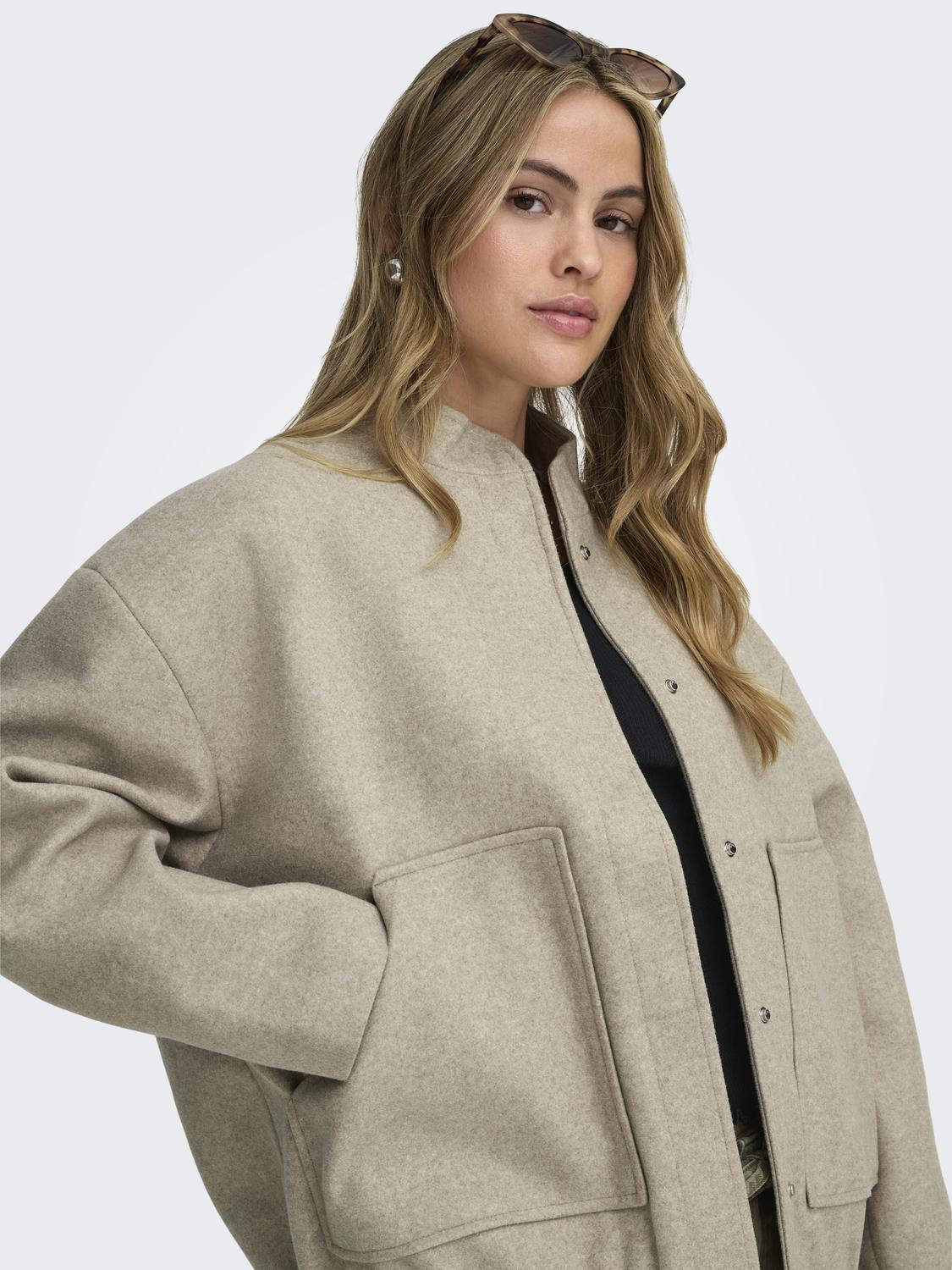 ONLNANCY LIFE OVERSIZE JACKET OTW CC - 5