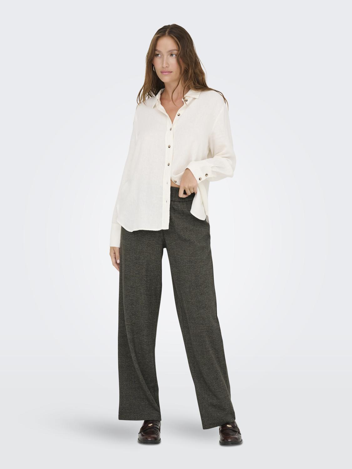 ONLDELL MW WIDE PULL-UP PANT TLR NOOS - 5