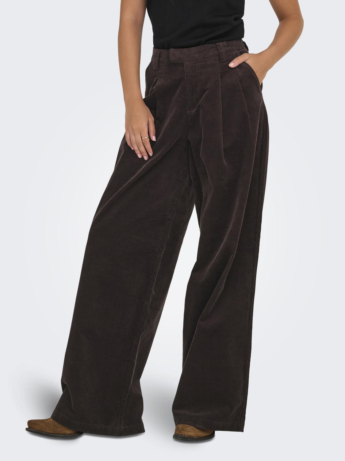 ONLSVEA-NESSA MW CORD WIDE PANT CC TLR