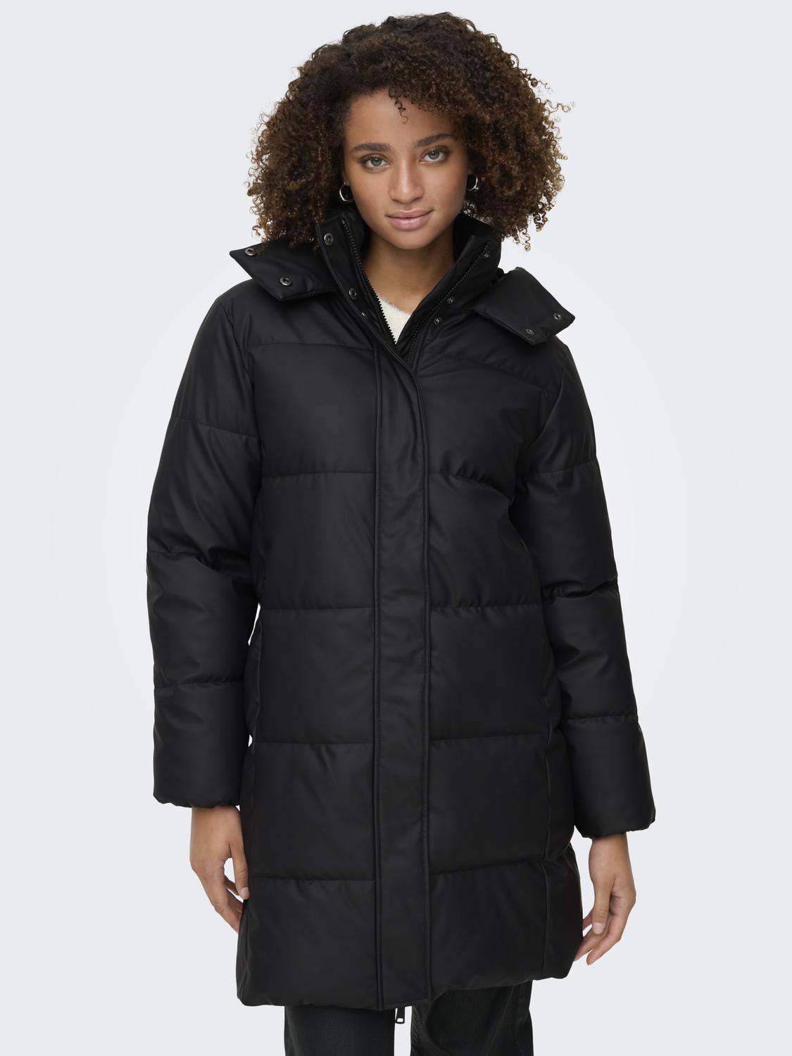 ONLAGNES COATED LONG PUFFER COAT OTW - 4