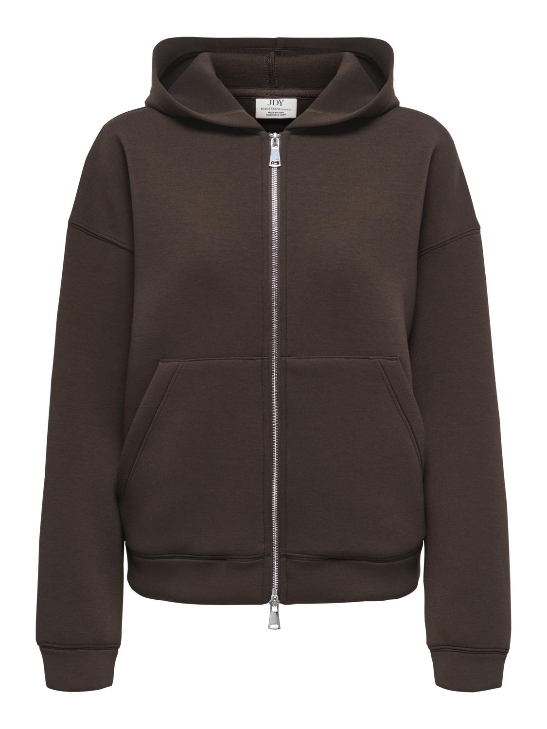 JDYSABRINA L/S SCUBA ZIP HOODIE JRS NOOS - 3