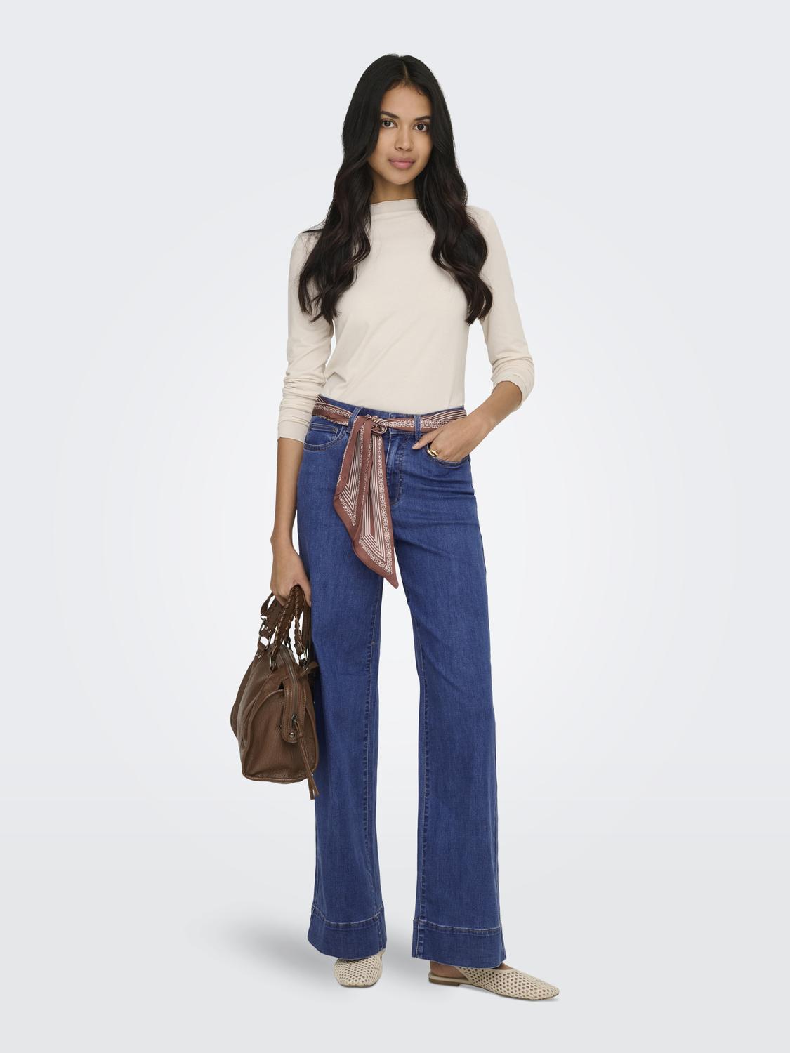 ONLMADISON HW WIDE SCARF DNM GUA - 6