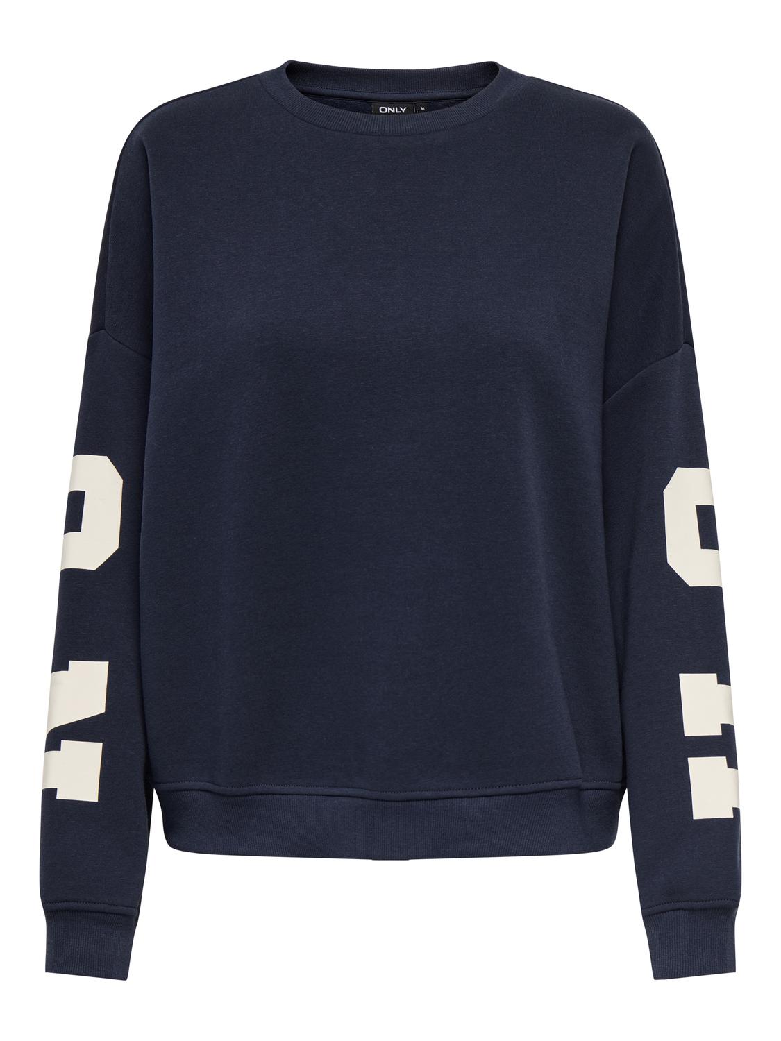 ONLSWEAT Loose fit sweatshirt met O-hals voor vrijetijdsgebruik - 3