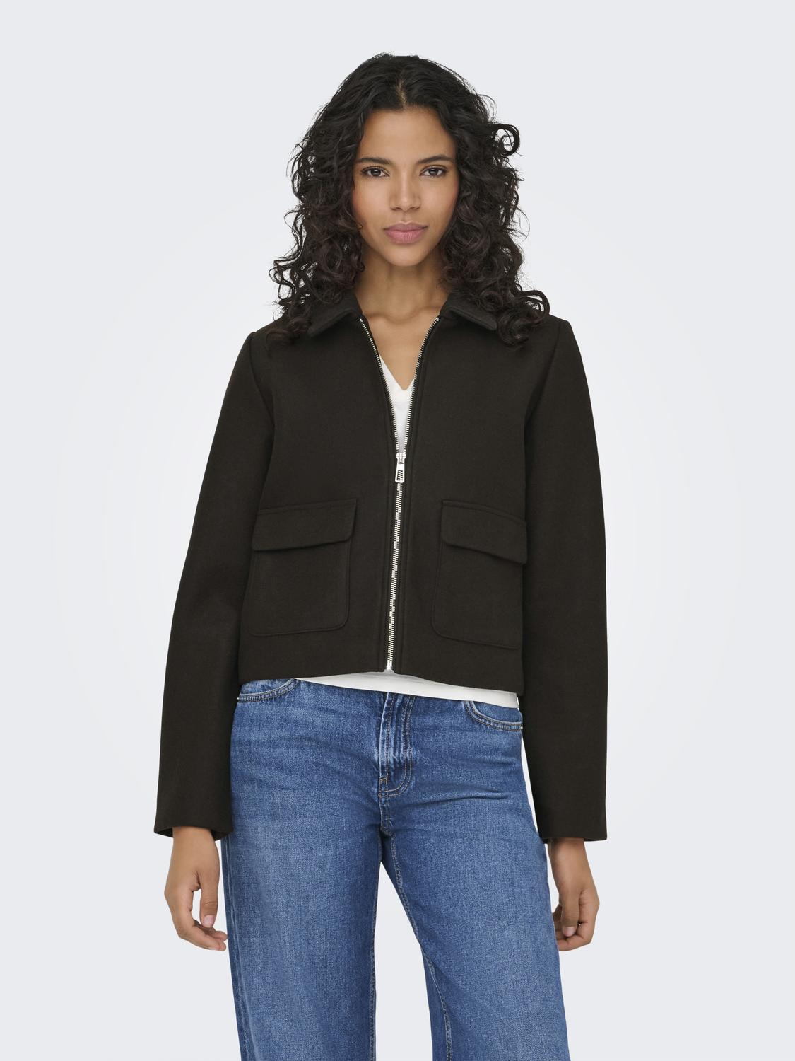 ONLVELA ZIP SHORT JACKET OTW NOOS