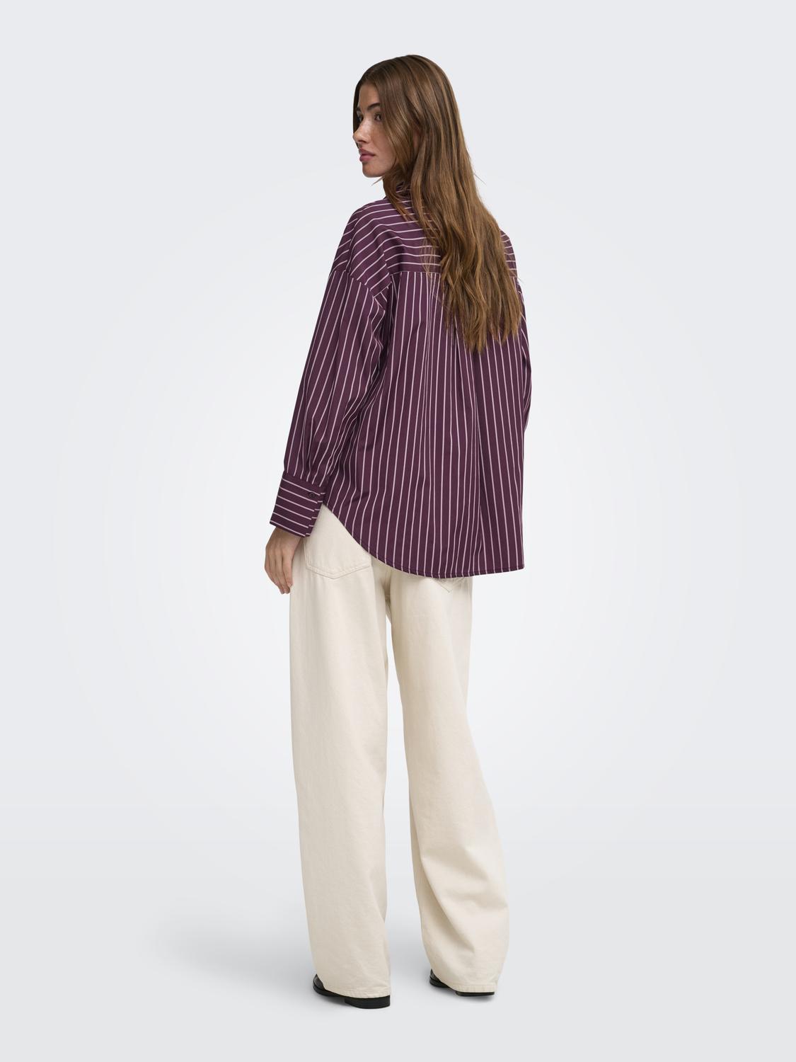 ONLOREGON ALVA LS REG SHIRT NOOS WVN - 2