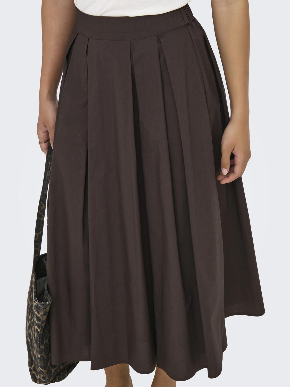 ONLMAILA LONG PLEAT SKIRT WVN - 5
