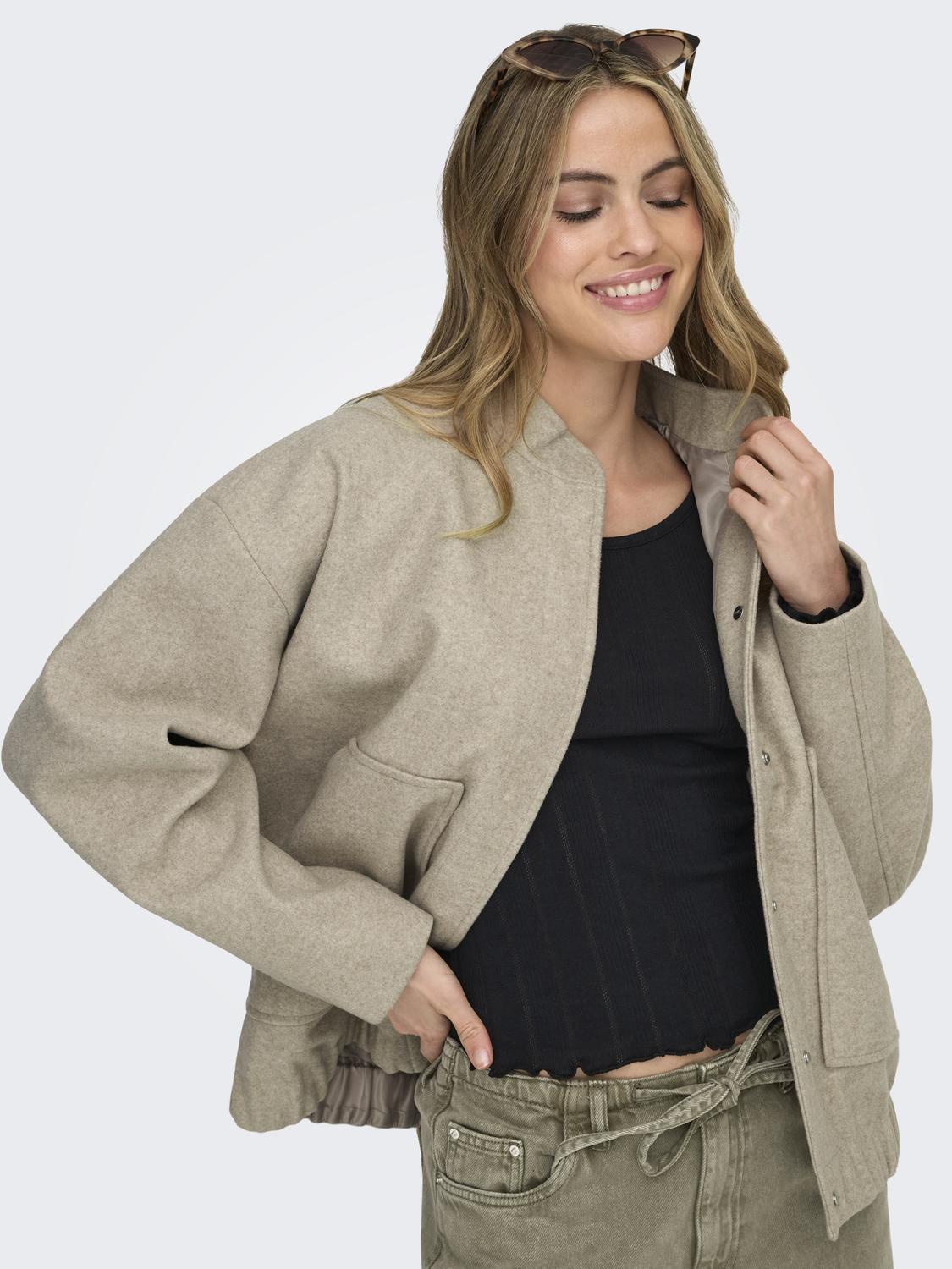 ONLNANCY LIFE OVERSIZE JACKET OTW CC - 4