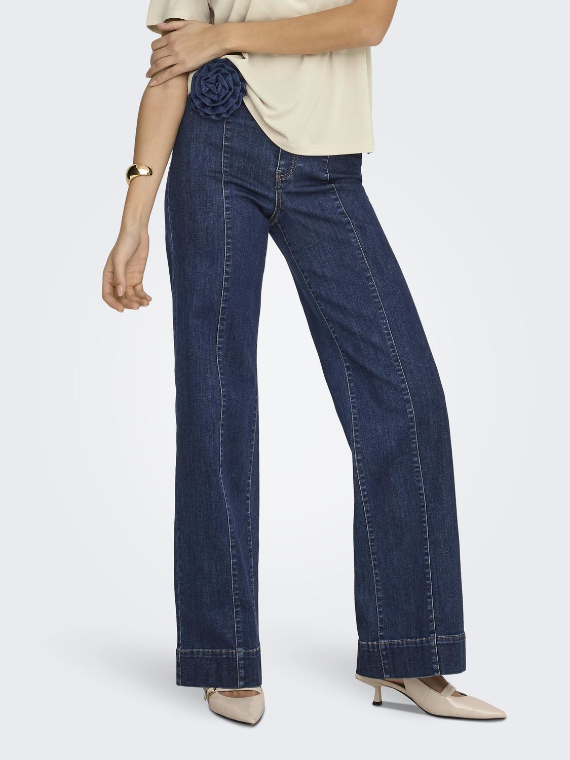 ONLMADISON HW WIDE ROSE BELT DNM GUA