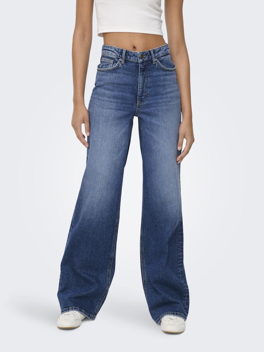 ONLJUICY HW WIDE LEG DOT330 DNM NOOS