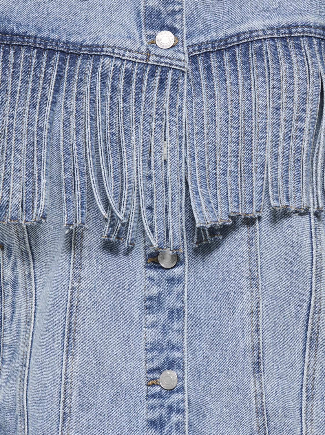 ONLRIKKI LS FRINGE DNM JACKET GUA - 2