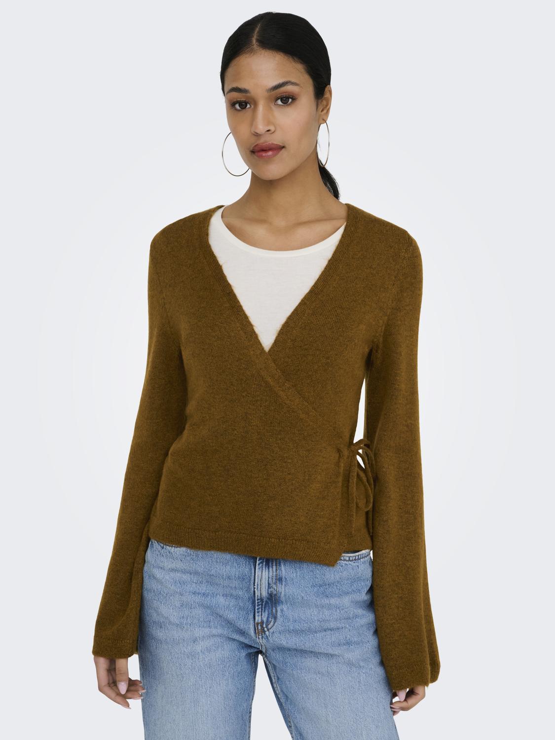 JDYBECKY L/S WRAP CARDIGAN KNT - 5