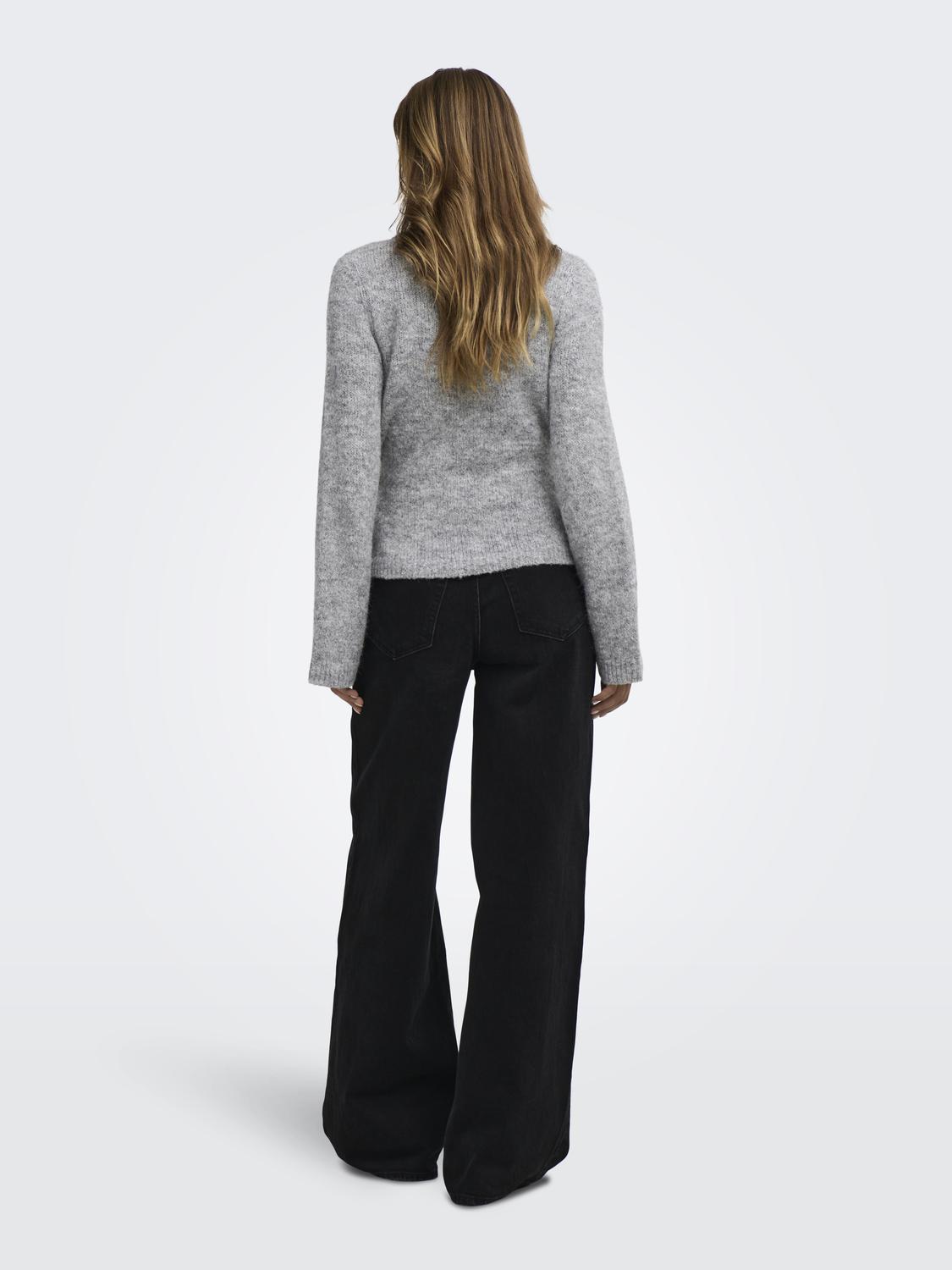 JDYDINA L/S WRAP LACE CARDIGAN KNT - 2