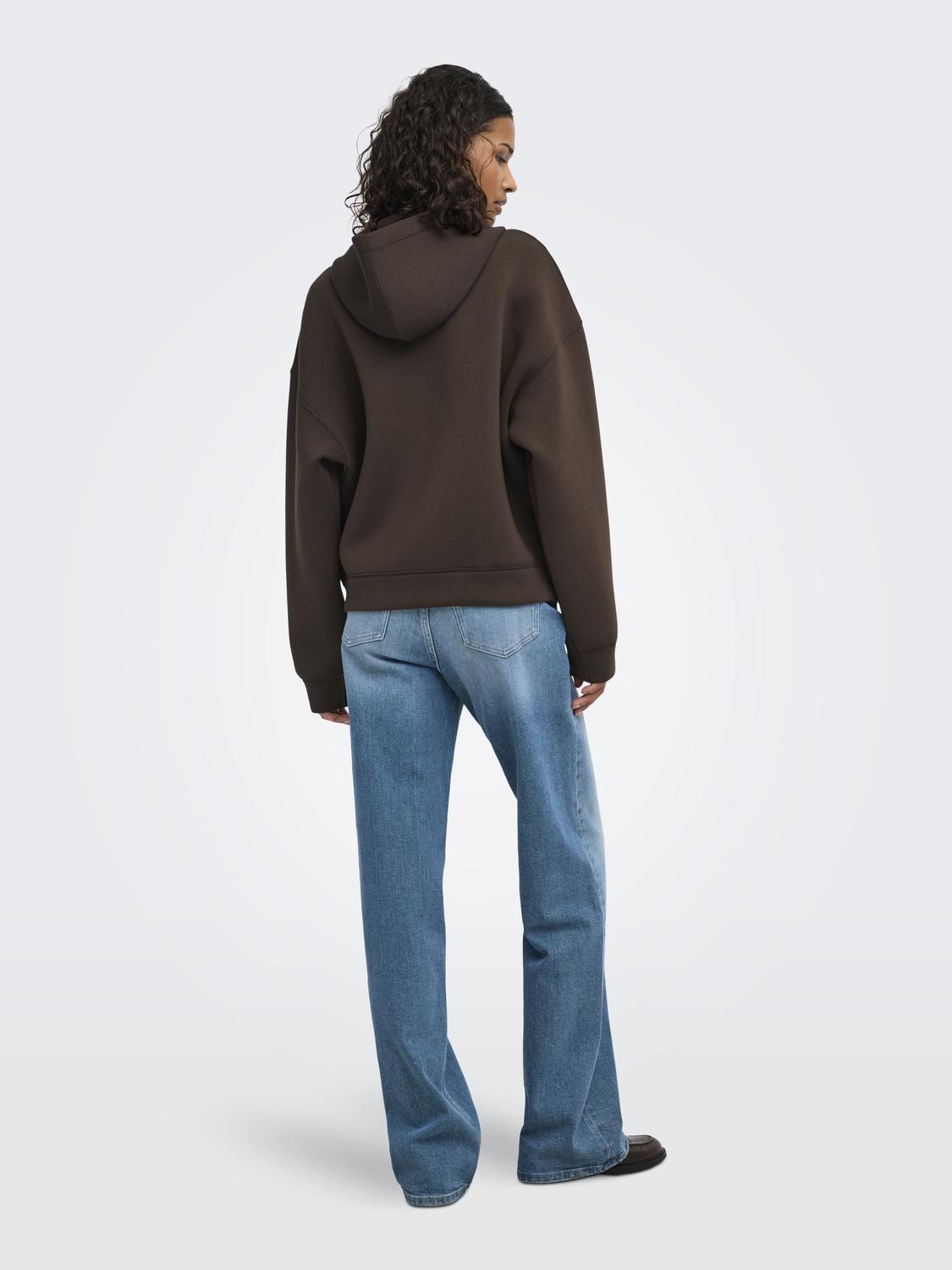 JDYSABRINA L/S SCUBA ZIP HOODIE JRS NOOS - 2
