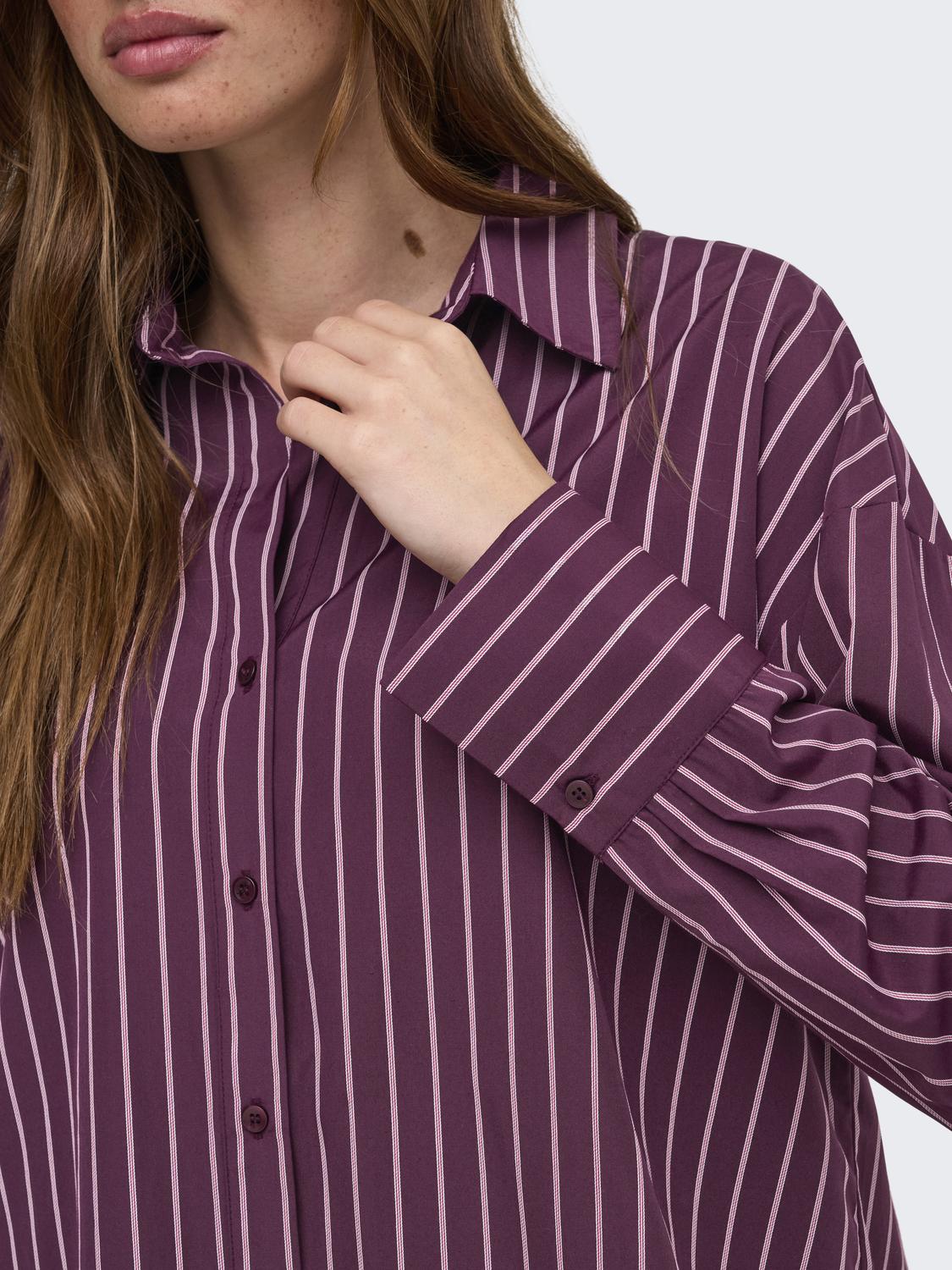 ONLOREGON ALVA LS REG SHIRT NOOS WVN - 4