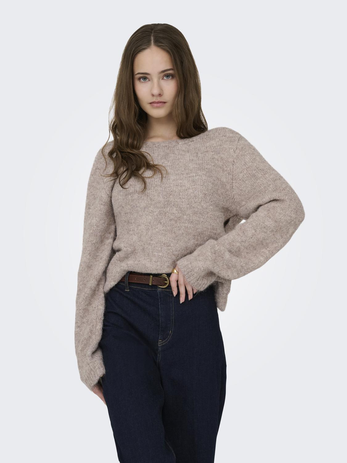 ONLZAGGIE LS V-NECK REVERSIB NCA KNT