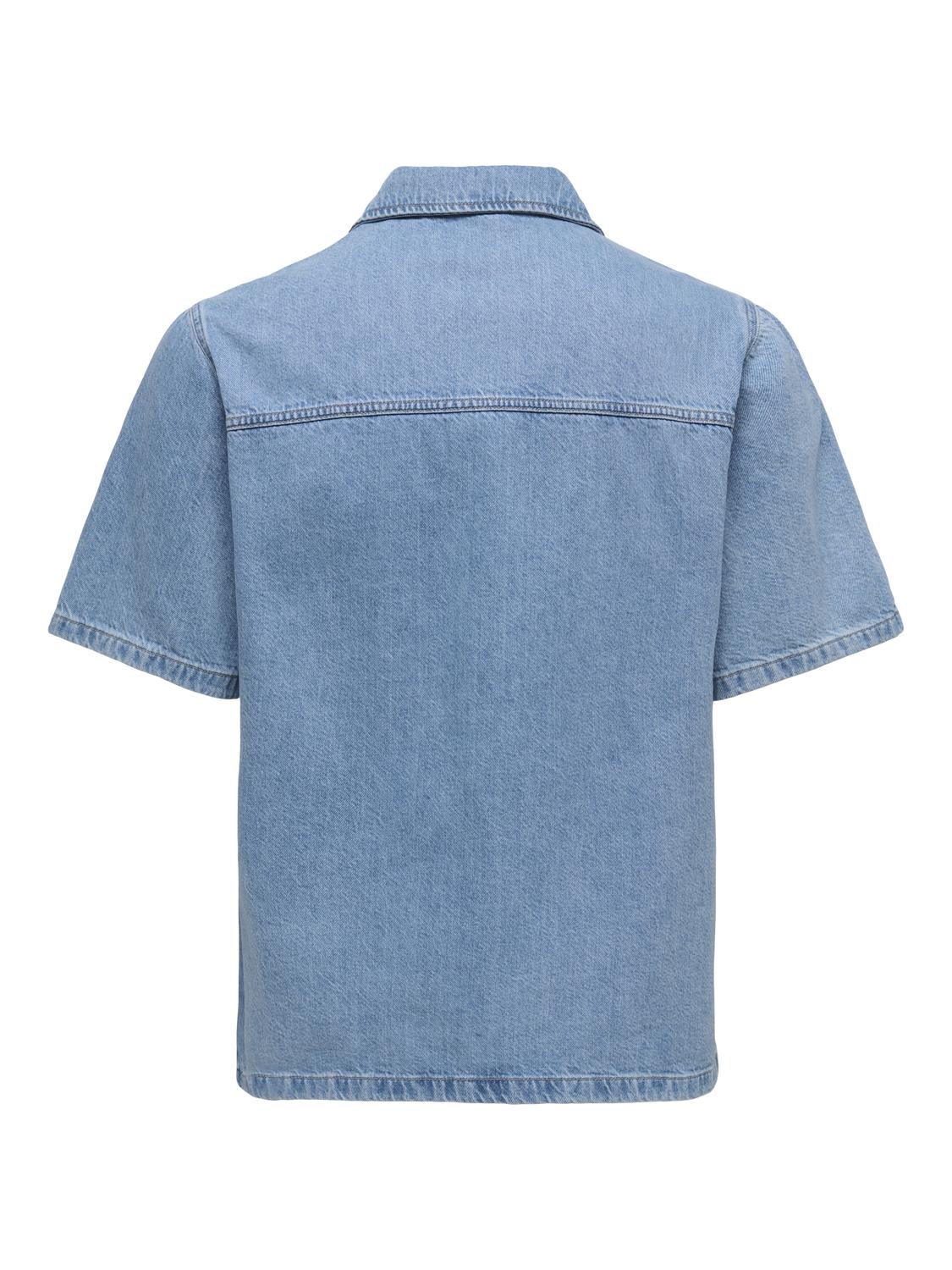 ONSWAYNE BOX S/S PIM DNM SHIRT VD - 2