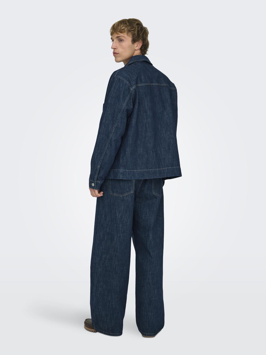ONSCASSEL DMB RINSE 8541 DOT DNM JACKET - 2