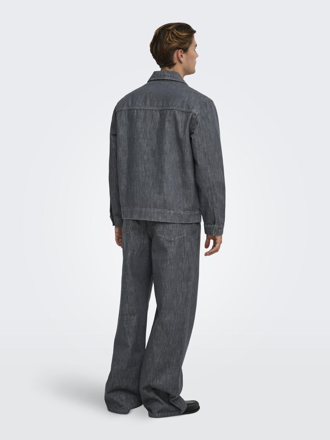 ONSREMI WIDE GREY RINSE 1239 CRO DNM - 2