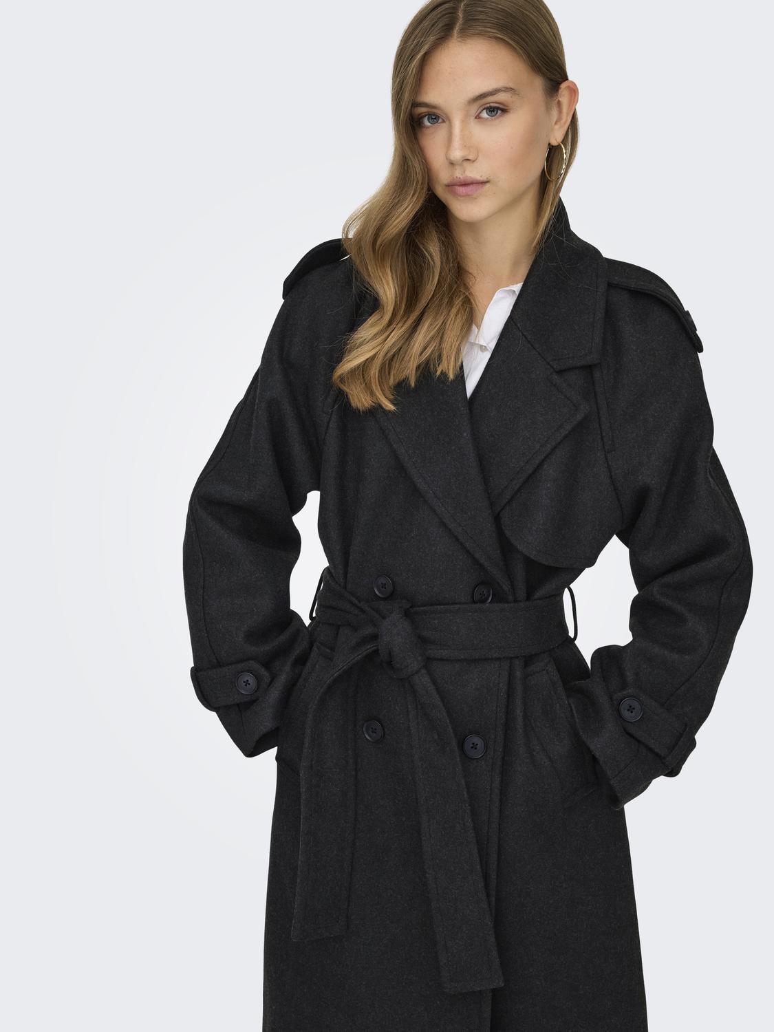 ONLDEAR-TRILLION LONG BELT COAT PNT NOOS - 4