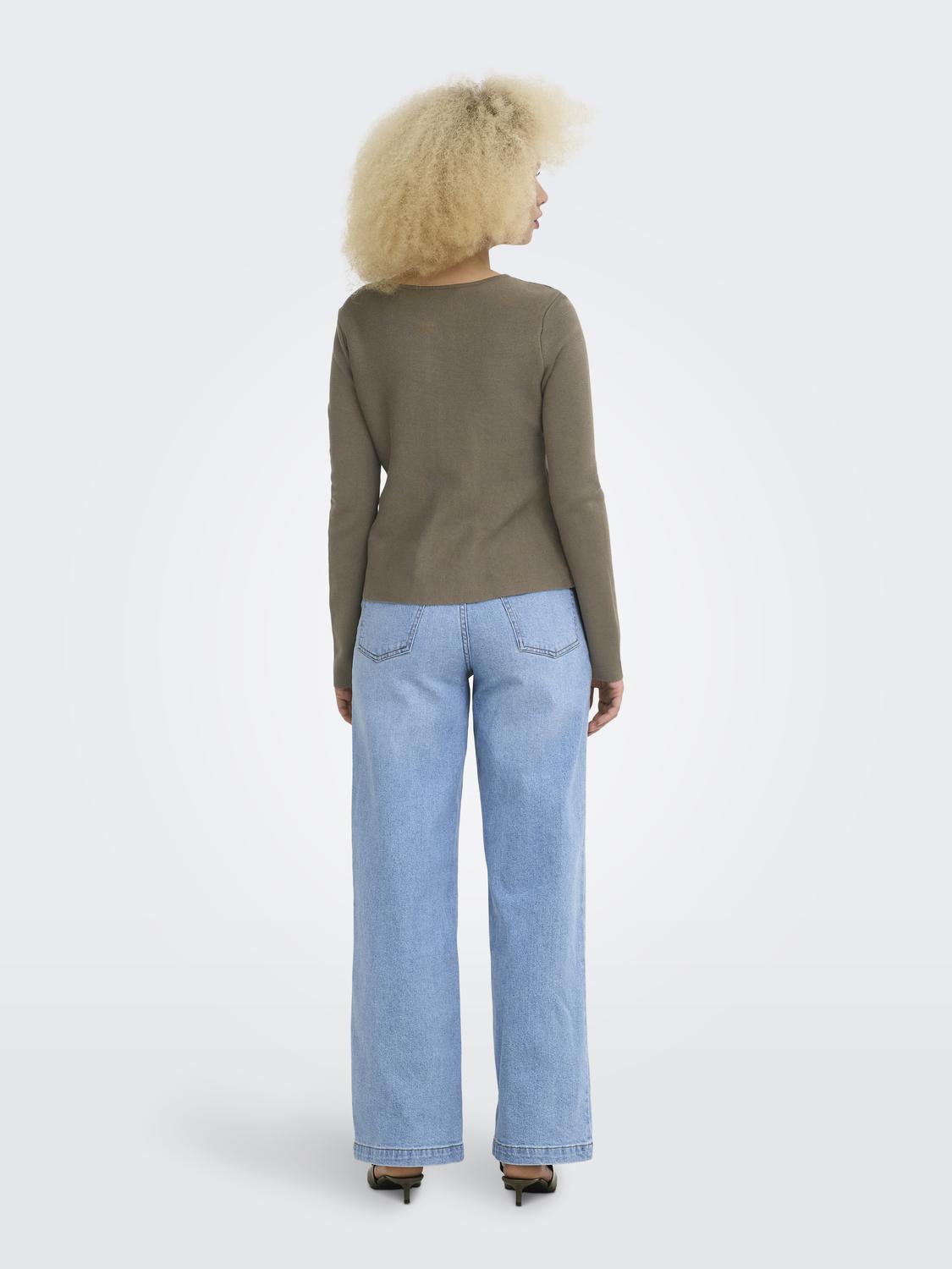 ONLMELLI LS ONECK BUTTON CARDI KNT NOOS - 2