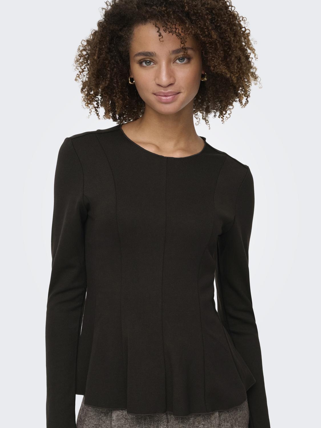 ONLKENYA L/S PEPLUM TOP JRS - 5