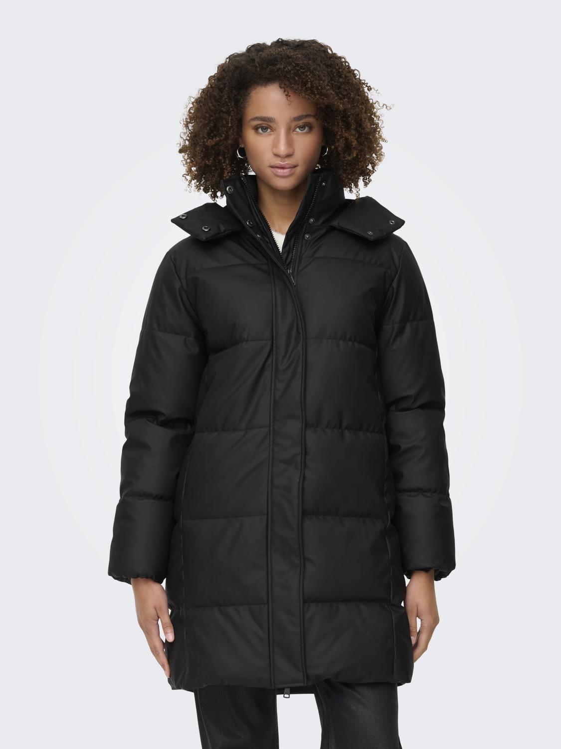 ONLAGNES COATED LONG PUFFER COAT OTW