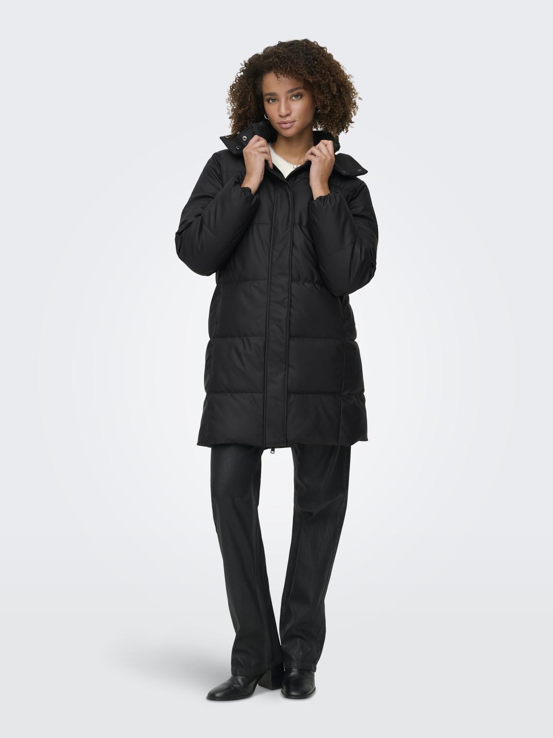 ONLAGNES COATED LONG PUFFER COAT OTW - 6