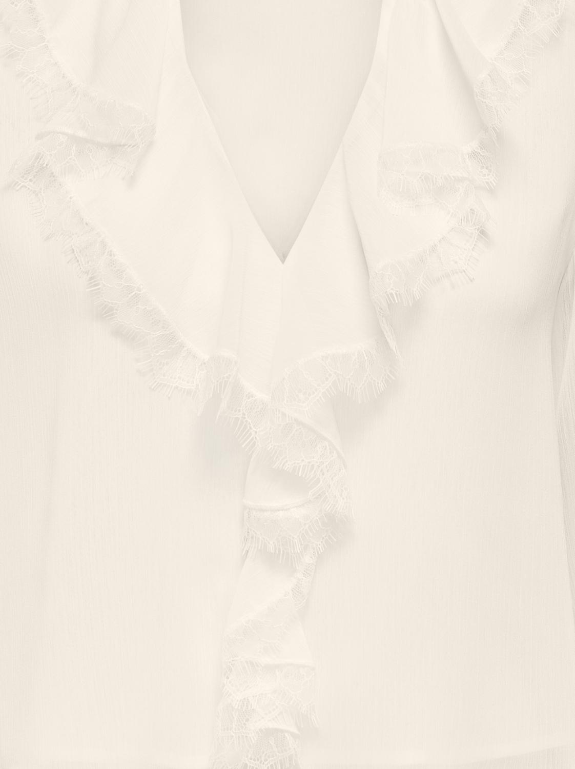 STURAKAS Regular Fit Top mit langen Ärmeln und Rüschen - 2