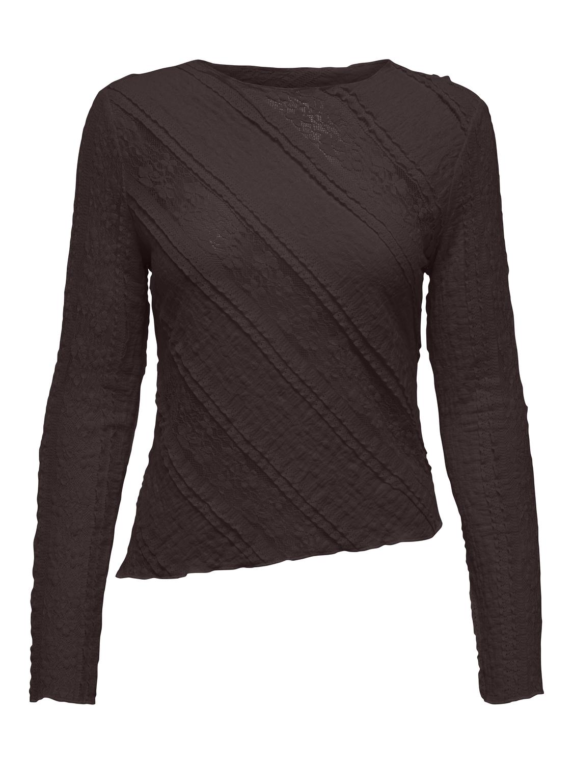 ONLSAGE LS LACE TOP OX WVN
