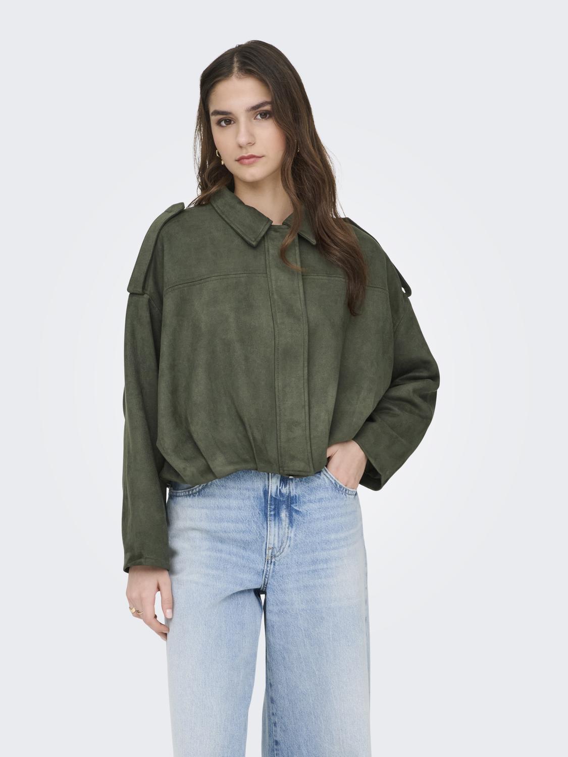 JDYNIA FAUX SUEDE BAT JACKET OTW NOOS